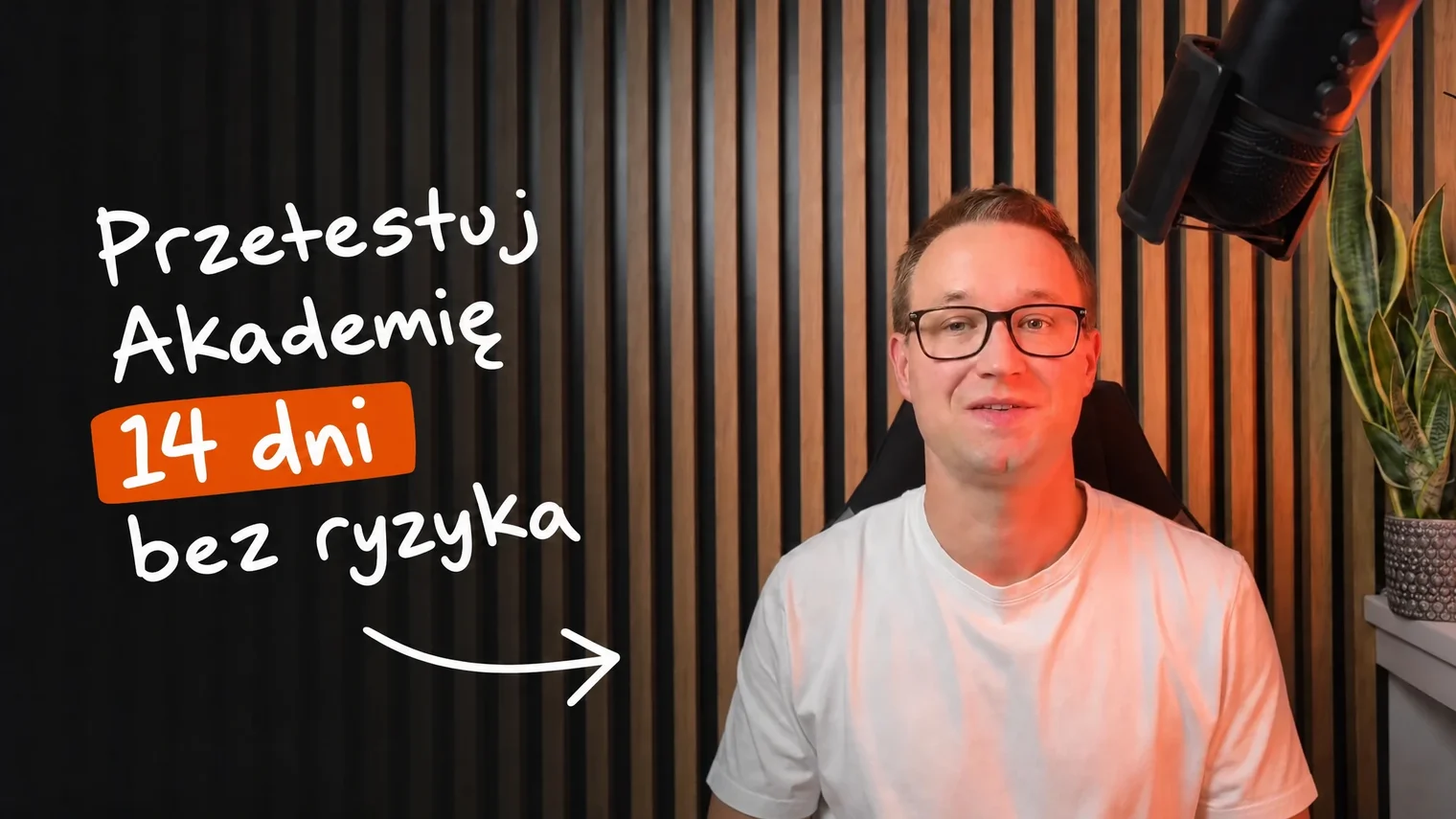 Kacper zaprasza: przetestuj Akademię 14 dni bez ryzyka